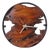 Orbit of Time – One-of-a-Kind Handcrafted Driftwood Wall Clock Sculpture For Sale