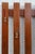 Teak Wall Rack with Brass & Colored Plastic Hooks, 1970s For Sale - Image 3 of 5