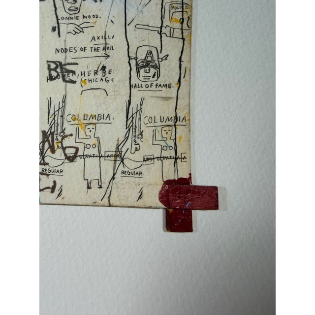 Green Jean Michel Basquiat (1960-1988), Ishtar 1983, Copyright Estate of Jean Michel Basquiat, Licensed by Artestar Ny, Printed in Uk Reproduction For Sale - Image 8 of 8