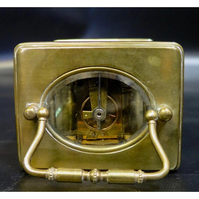Vintage 19th Century French Carriage Clock For Sale In New York - Image 6 of 7
