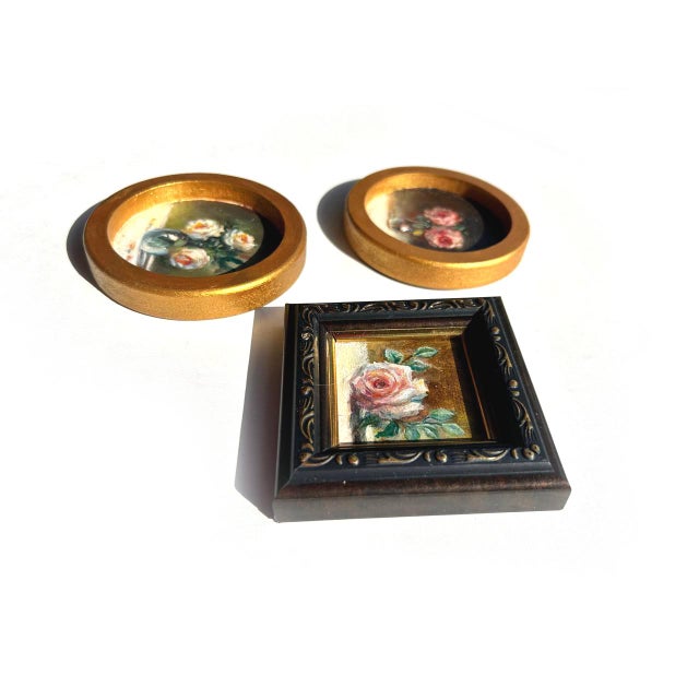 Hello, My name is Valeriya S, I am a professional artist. This is my framed set original paintings This is NOT a copy or...