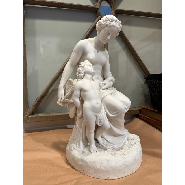 Ornamental & Decorative Materials 19th Century Bisque Figure For Sale - Image 7 of 8