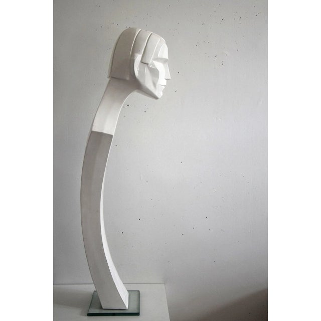 1970s Art Deco Sculpture Bust For Sale - Image 5 of 12