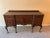 Brown 1930s Solid Walnut Queen Anne Style Buffet For Sale - Image 8 of 8