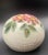Shabby Chic Vintage 1989 Signed 5” Clouds Folsom Pottery Flower Frog Potpourri Floral Cutout For Sale - Image 3 of 7