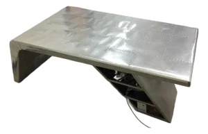 1990s Aviator Metal Wing Desk