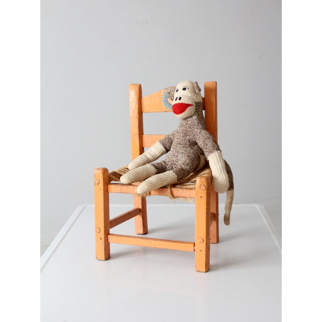 Mexican Vintage Mexican Folk Child's Chair For Sale - Image 3 of 10