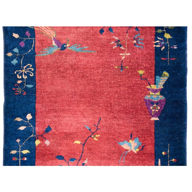 Early 20th Century Early 20th Century Chinese Art Deco Rug For Sale - Image 5 of 13