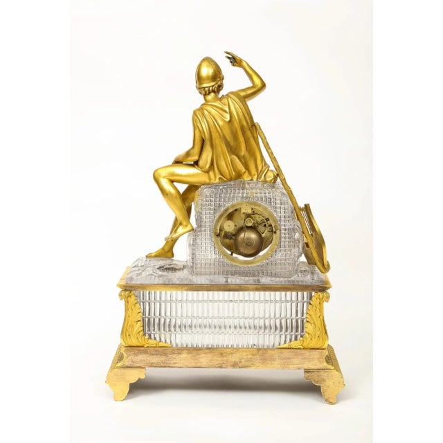 An Exquisite French Empire Ormolu and Cut-Crystal Clock, C. 1815 For Sale - Image 17 of 17