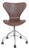 3117 Office Chair in Mokka Classic Leather by Arne Jacobsen for Fritz Hansen, 1997 For Sale