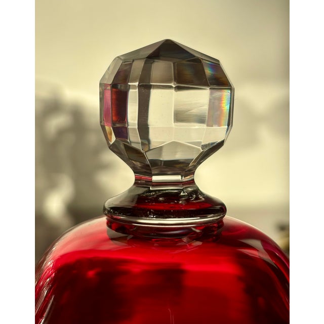 À truly remarkable example of late 19th century french crystal mastery, this drageoir reflects the refined baccarat...