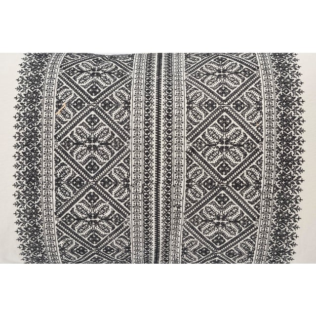 Schumacher Schumacher Double-Sided Lumbar Pillow in Embroidered Toledo Print For Sale - Image 4 of 6