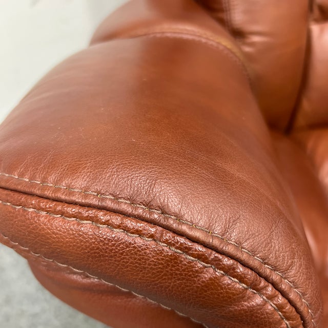 Lane Furniture Stressless Recliner + Ottoman For Sale - Image 10 of 13