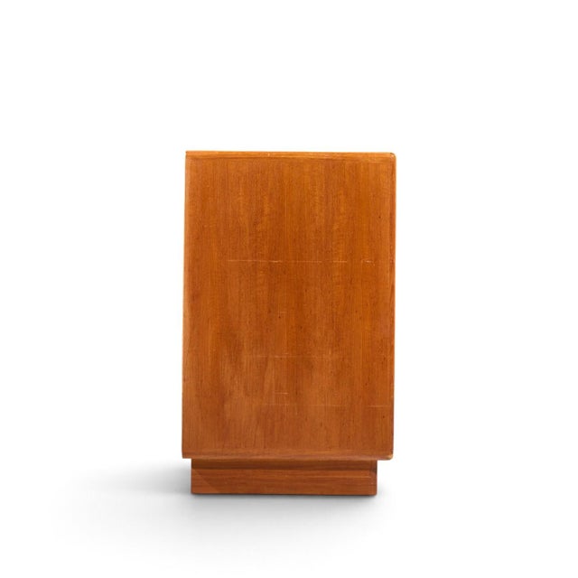 Dyrlund Dyrlund Mid Century Danish Teak Tambour Door Lowboy Dresser For Sale - Image 4 of 11