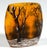 Art Nouveau Cameo Vase with Winter Landscape by Daum Nancy, France, 1900 For Sale - Image 4 of 8