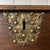 Wood Antique Colonial Dutch Teak Chest with Applied Brass and Studded Decoration, 1700s For Sale - Image 7 of 9