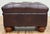 Vintage Tufted Leather Writers Chair With Ottoman For Sale - Image 10 of 18