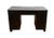 Wood 1950s Cerused Oak Desk with Brass Pulls For Sale - Image 7 of 9