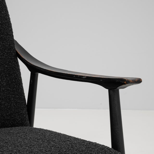 1960s Czech Upholstered Armchairs - A Pair For Sale - Image 12 of 18