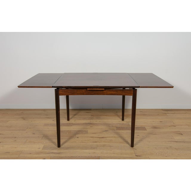 Mid-Century Danish Extendable Rosewood Dining Table, Denmark, 1960s For Sale - Image 10 of 18