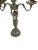 Pair of 19th C French Silvered Bronze Putti Candelabra For Sale - Image 4 of 8