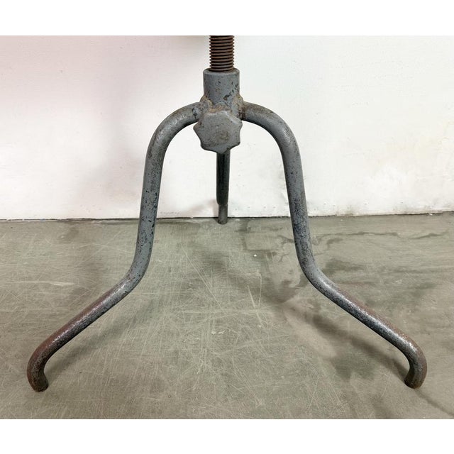 Industrial Factory Swivel Chair, 1950s For Sale - Image 9 of 17