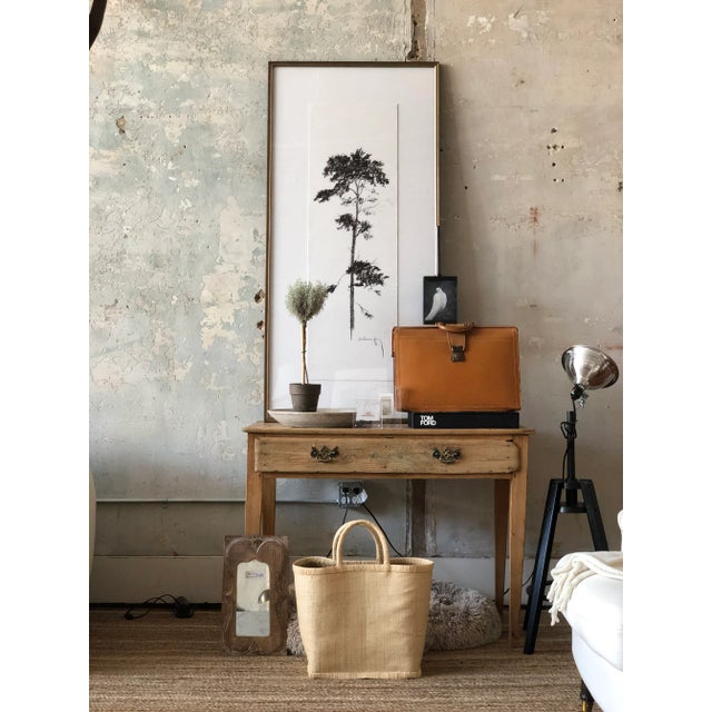 Landscape Study of Graphite on Paper, printed in white/black on Hahnemuhle Rag Paper with hand-torn deckled edges. Framing...