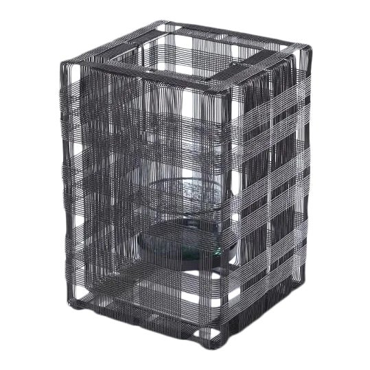 Cubic Hurricane, Medium in Dark Grey For Sale