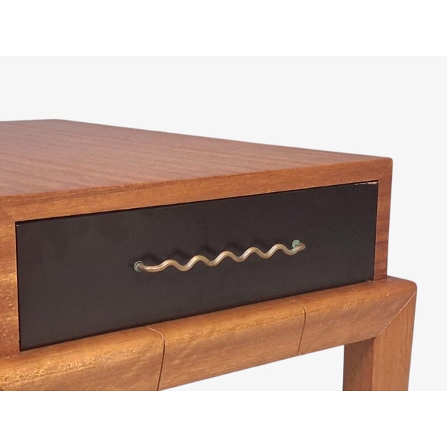 John Keal, Occasional Tables, Mahogany, Brass, United States, 1950s For Sale - Image 9 of 12