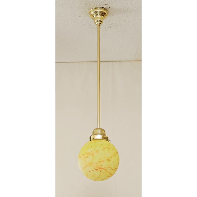 1920s Art Deco Pendant Lamp, 1920s For Sale - Image 5 of 5