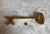 English Vintage Large Brass Decorative Key For Sale - Image 3 of 7