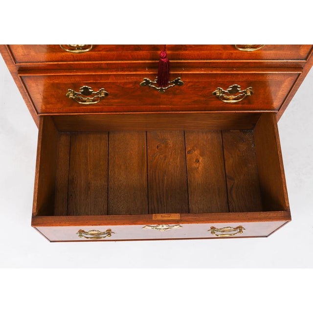 Vintage Bedside Tables in Burr Walnut, Set of 2 For Sale - Image 10 of 18