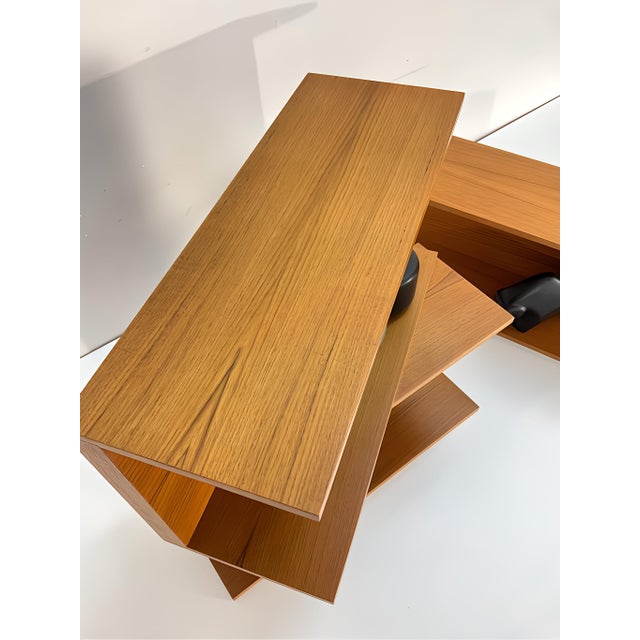 Small Teak U-Profile Shelf by Walter Wirtz for Wilhelm Renz, 1960s For Sale - Image 11 of 18