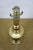 Mid 20th Century Mid 20th Century Hollywood Regency Brass Black Banded Enameled Table Lamp 23" For Sale - Image 5 of 12