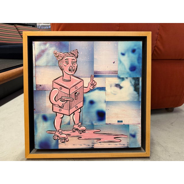 Nicely Framed Graffiti Art For Sale In Palm Springs - Image 6 of 18