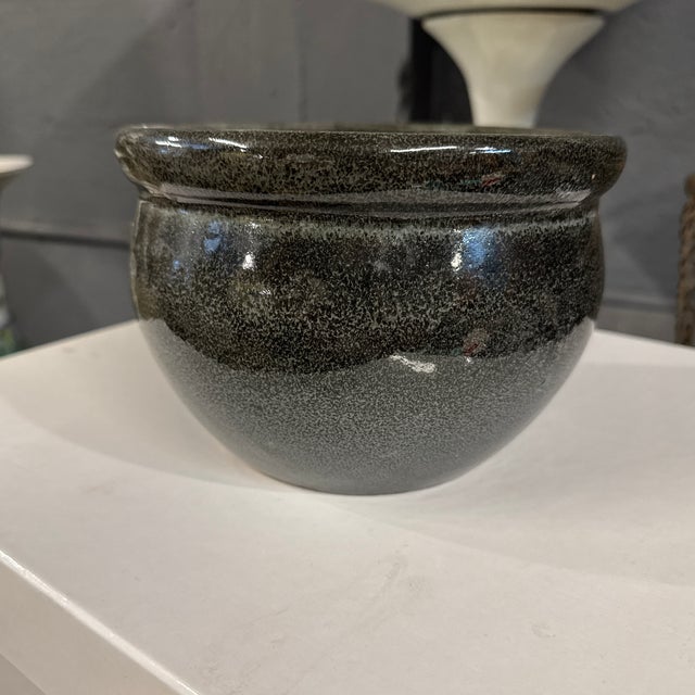 Terracota Glazed Planter For Sale - Image 4 of 5