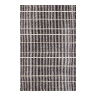 Bunny Williams for Dash & Albert Samson Black Indoor/Outdoor Rug, 9' 6" x 13' 6" For Sale