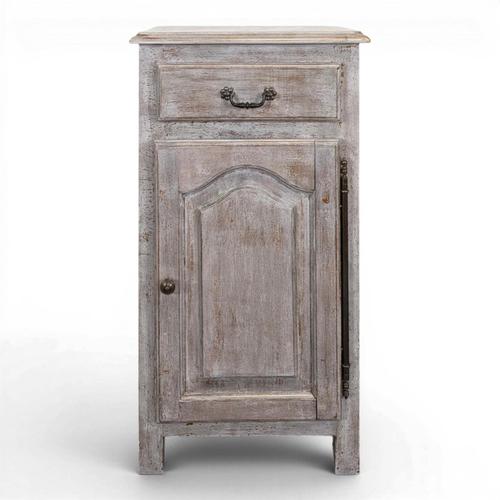 Rustic Bedside Table with Painted Details For Sale - Image 6 of 6