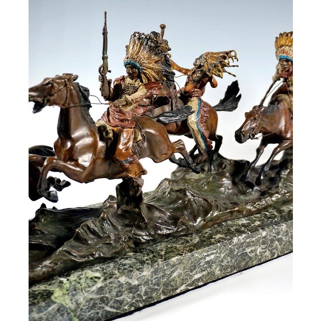 1920s Large Viennese Bronze Fiugrine by Carl Kauba, 1920 For Sale - Image 5 of 10