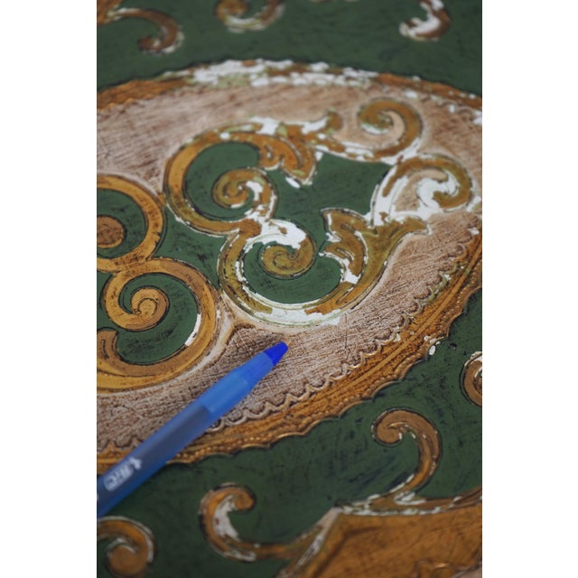 Italian Venetian Paint Decorated Stacking Nest Tables For Sale - Image 10 of 12