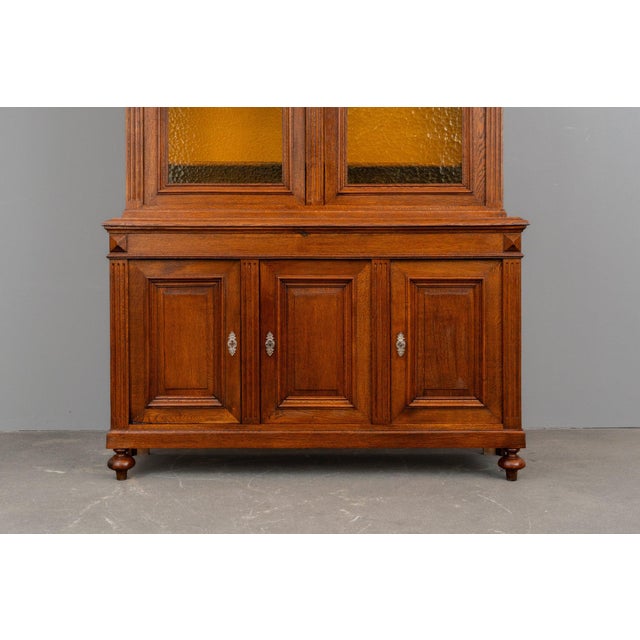 Gründerzeit Oak Bookcase, 1800s For Sale - Image 10 of 18