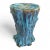 Late 20th Century Vintage Drip-Glaze Stump-Form Garden Stool For Sale - Image 5 of 5