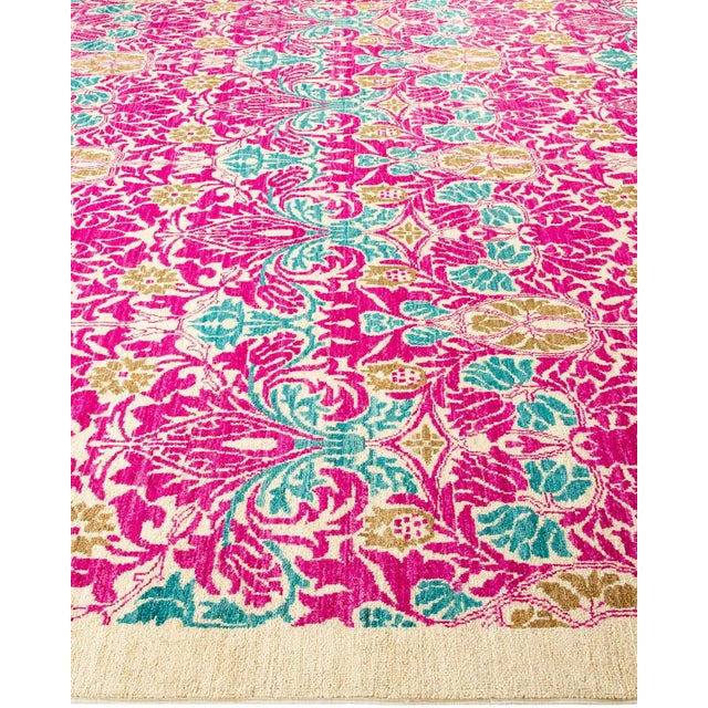 Solo Rugs Arts & Crafts Collection Hand-Knotted Area Rug - Ivory Collection 8' 0" x 9' 9" For Sale - Image 4 of 9