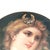 Diana the Huntress Hand Painted Victorian Enamel Pin For Sale - Image 4 of 5
