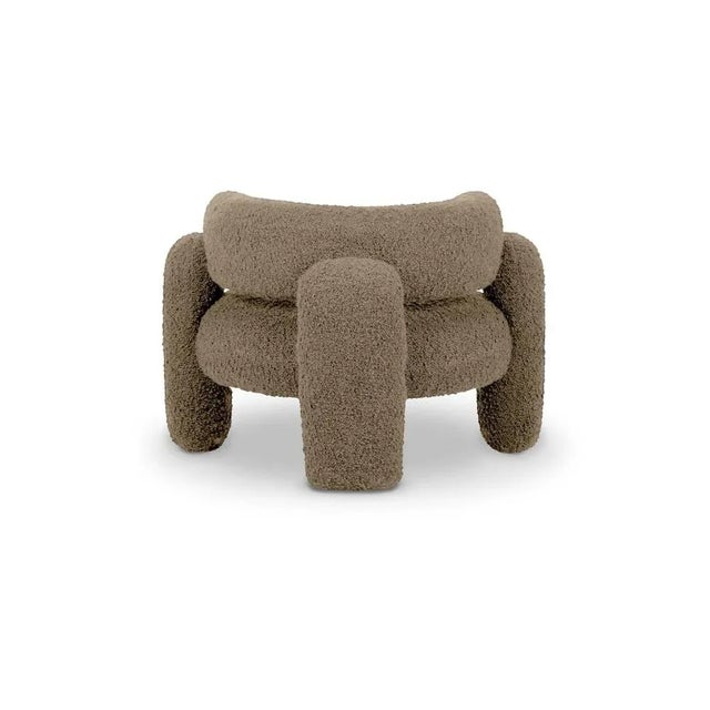 Contemporary Embrace Cormo Natural Armchair by Royal Stranger For Sale - Image 3 of 10