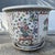 Ceramic Vintage Chinese Famille Rose Porcelain Fishbowl Planters & Saucers - Pair For Sale - Image 7 of 10