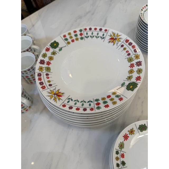 Design Plus Gallery presents a Sixty Nine Piece Set of Piemonte Porcelain Dinnerware from Rosenthal Studio-Linie. The...