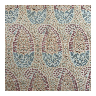Lisa Fine Lahore Paisley Linen Fabric- 2 Yards For Sale