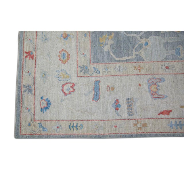Oriental Hand Knotted Rug Turkish Antique Look Oushak 9'3" x 12'4" Explore a curated collection of hallway runners, wool...