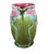 French Country French Majolica Pink Daisy Pitcher Fives Lille, Circa 1900 For Sale - Image 3 of 7